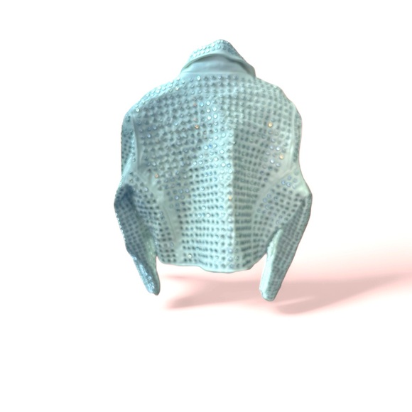 NWOT Azalea Wang vegan leather bling jacket from Nordstrom - Picture 2 of 4